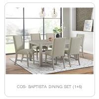 COS- BAPTISTA DINING SET (1+6)